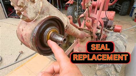 tiller axle seal replacement 